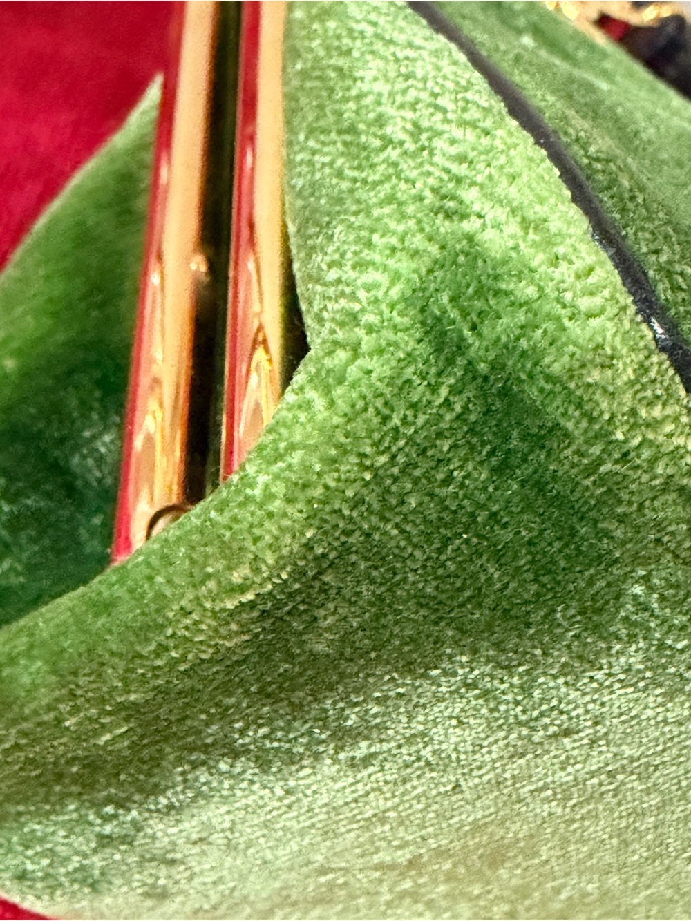 Roberta di Camerina Vintage Velvet & Leather Bag - Picture 6 of 13